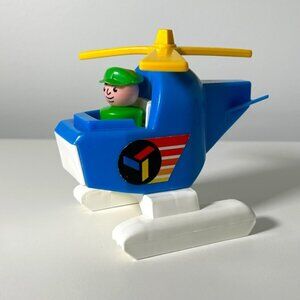 Vintage 70s 80s Fisher Price Air Lift Copter Set #635